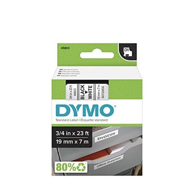 Etiquettes pour Imprimante Dymo S0720830 Noir/Blanc