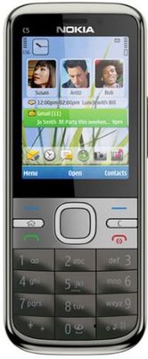 Nokia C5 - Teléfono Móvil Libre - Gris