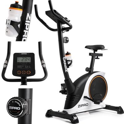 Zipro Cyclette Nitro RS, Fitness Bike Ergometrico, Trainer Magnetico per Bicicletta, Ergometro fino a 150 kg, Bici da Interno, Cyclette per Allenamenti Domestici, Batteria Operata