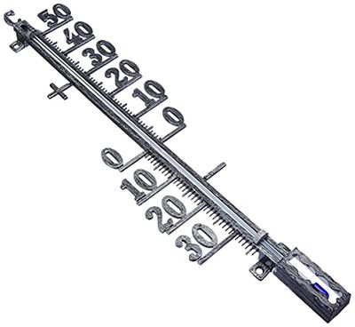 TFA 12.5002.50 - Termómetro para exterior, estanho antigo