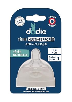 DODIE Multi-geperforeerde speen debiet 1 0-6 maanden