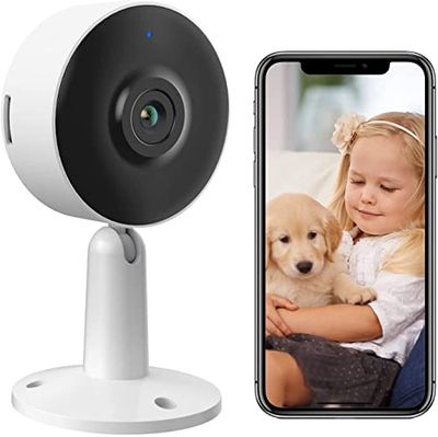 ARENTI Smart Baby Monitor with Mobile App,1080p FHD, IN1 Video Baby Monitor,Sound & Motion Detection, 2 Way Audio, Night Vision, Indoor Security Dog Camera, Works with Alexa & Google