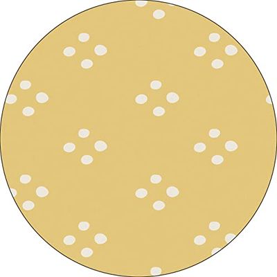 Bonateks, Ronde digitaal bedrukte muismat, antislip onderkant, voor kantoor en thuis, diameter: 22 cm