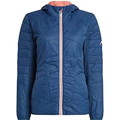 Mc Kinley Sansa Hyb Giacca, Navy/Red Light, 48 Donna