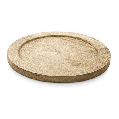 WAS 2256 241 Soucoupe en bois Diamètre 26 cm Hauteur 1,8 cm