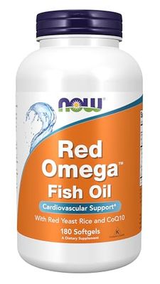 NOW Foods Red Omega (Red Yeast Rice) - 180 softgels