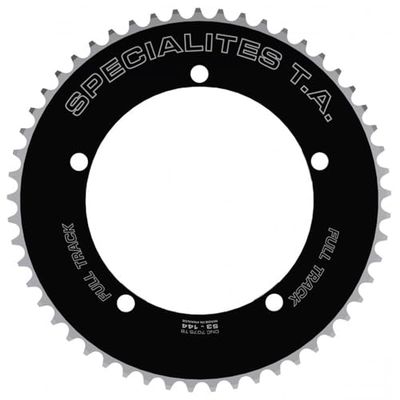 Spécialités TA Unisex's Full Track 144pcd 1/8" Ketting, Zwart, 52t