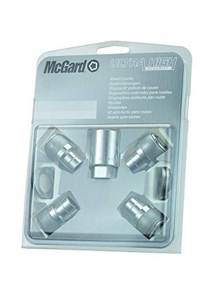 McGard 21156SL Ultra High Security - Porcas antirroubo para rodas (base plana, M12 x 1,5, comprimento 35 mm, SW21)
