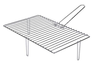 Sauvic Grille de cheminée 466 x 280 mm avec 2 Pieds, zinguée