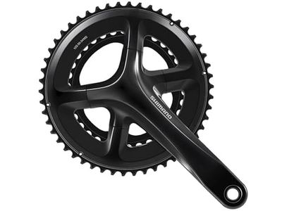 Shimano FC-RS520 Crankset 2 x 12-Speed 50-34Z Black Vélo Unisexe-Adulte, Colour, Size