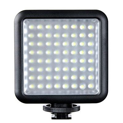 Godox LED64 Macro Flash Nero - Flash (Macro Flash, Nero, Universale, 5500K, 4.5 W, Batteria/Batteria)