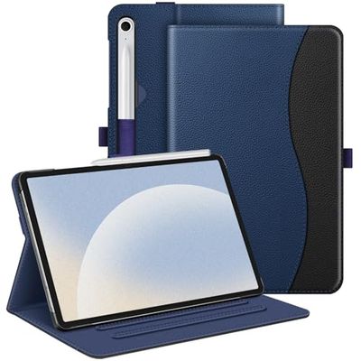 FINTIE Fintie Case for Samsung Galaxy Tab S9 FE 10.9 Inch/Galaxy Tab S9 11 Inch 2023, Multi-Angle Viewing Protective Cover with Pocket, Auto Sleep/Wake, Navy
