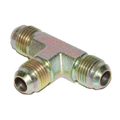 JIC-adapter T-stekker, 7/8 "-14 JIC x 7/8" -14 JIC