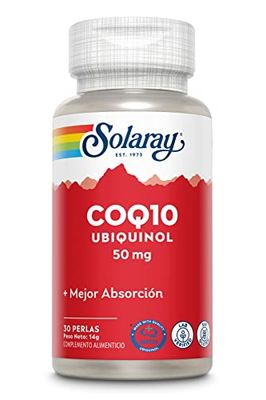 Solaray Ubiquinol CoQ-10 100 mg | Coenzyma Q10 | 30 Perlas