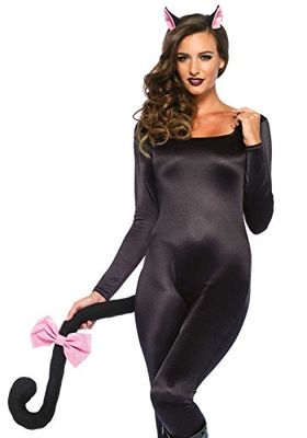 Leg Avenue 3733-2 pezzo Kitty Tesoro Kit Accessori - Taglia unica, colore nero/colore rosa