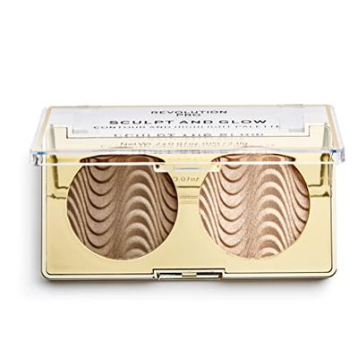 Revolution Pro, Sculpt & glow, Palette Visage , desert Sky, 2 Ombres, 4g