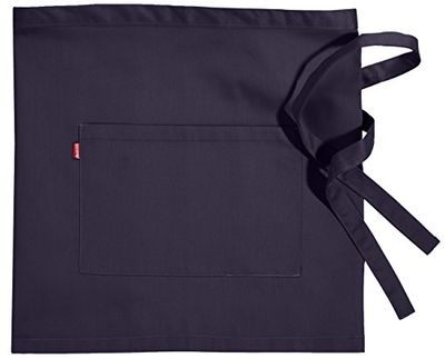 VELILLA 404201; avental curto com bolso; azul-marinho; tamanho único