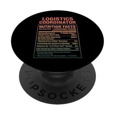 Datos curiosos del coordinador de logística PopSockets PopGrip Adhesivo