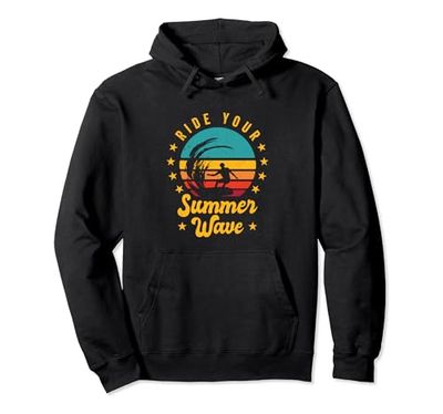 Surf Surf Tropical Surf Estate Tavola da surf Sport Felpa con Cappuccio