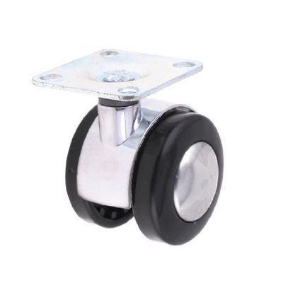 Bureaustoel Metalen bovenplaat Twin Wheel Swivel Caster 2 inch