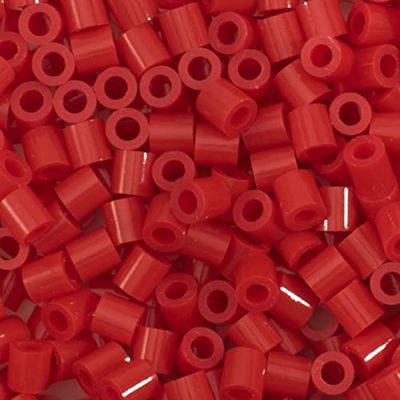 Vaessen Creative Perline a Fusione, Rosso, Set di 1100 Pezzi per i Lavori di Fai-da-te con Bambini, per Creare Gioielli, Decorazioni Fatte in Casa e per Altre Idee Ingegnose