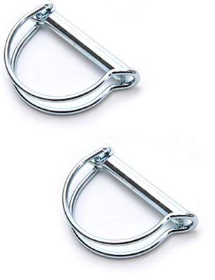 cyclingcolors 2X GOUPILLE DE Fraise Automatique DIAMETRE 7MM x Longueur 42MM MOTOBINEUSE MOTOCULTEUR Tracteur REMORQUE Clip