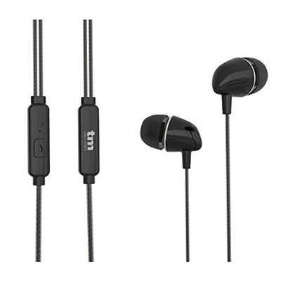 TM ELECTRON tmhe272 N – zestaw słuchawkowy stereo z mikrofonem i trybem głośnomówiącym, czarny