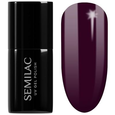 Semilac Smalto Semipermanente 099 Dark Purple Wine 7ml