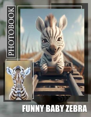 Funny Baby Zebra Photo Book: Delightful Collection Of Adorable Zebra Images Capturing Humor And Charm For All Ages