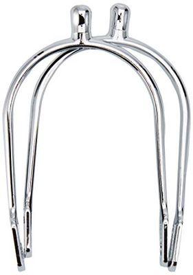 Kerbl Women's Drop-Shape Spurs with Straps - Metallic, 15 mm