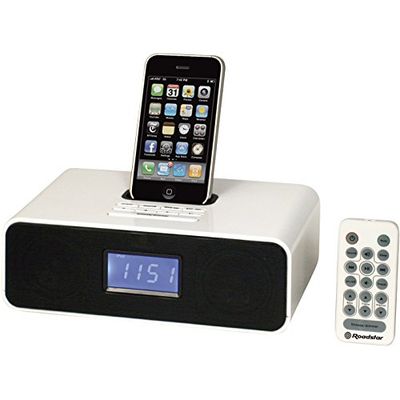 Roadstar HRA-250IP/WH luidspreker (4 W, FM, LCD, wisselstroom) wit