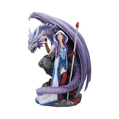 Nemesis Now Dragon Mage Anne Stokes Figura decorativa (30 cm), cor roxo