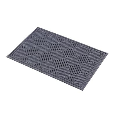 Notrax mattor för professionell användning diamant CTE barriär entrématta med Aqua dam, Grå, 1