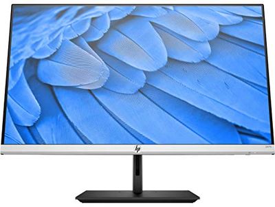 HP HDMI Monitor Without Speakers - Adjustable Height 24'' black and silver
