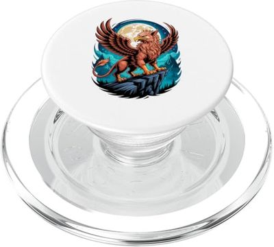 Moonlight Forest Grifo Grifos Criatura Mítica PopSockets PopGrip para MagSafe