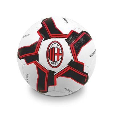 Mondo Sport - A.C. Milan, vit röd svart, storlek 5, 13643