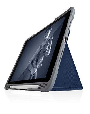 STM Goods Dux Plus Duo Case for iPad 7th/8th/9th Generation, Midnight Blue