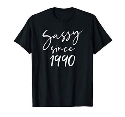 30 Vintage Sassy Since 1990 Classic Awesome Gift Mama Love Maglietta