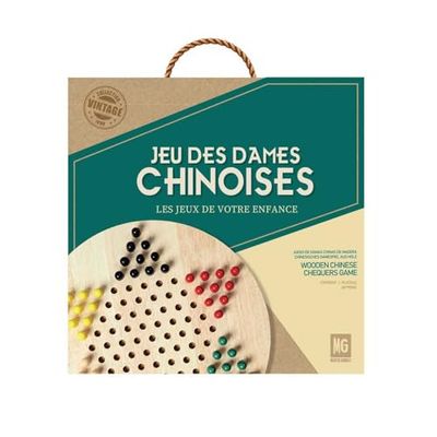 MISTER GADGET Juego de Damas Chinas de Madera