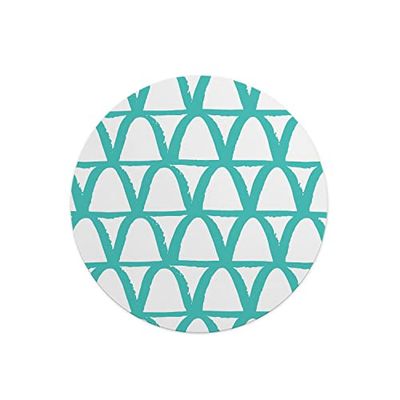 Questo Casa, Round Digital Printed Mouse Pad, Non-Slip Base, for Office and Home, Diameter:22cm