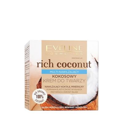 Eveline Rich Coconut Multi-Moisturizing Coconut Face Cream - 50 ml