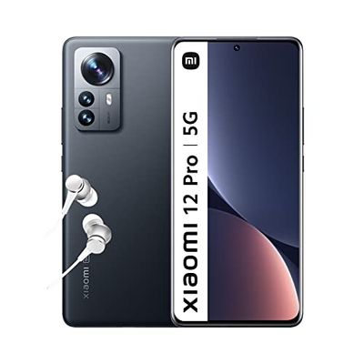 Xiaomi 12 Pro 5G smartphone 12 + 256 GB, display 6,73 inch 120 Hz, AMOLED, Snapdragon 8 Gen 1, drievoudige camera 50 MP, accu 4600 mAh, HyperCharge 120 W, grijs