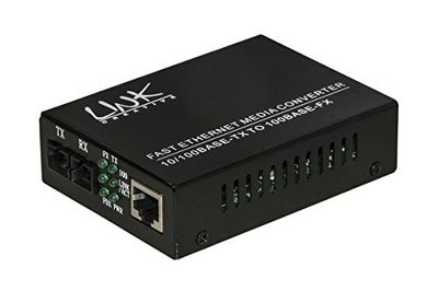 Link lkmcsm Media Converter RJ45 – SC fibra ótica 10/100 base-T a 100BASE-FX, Singlemode 1310 NM