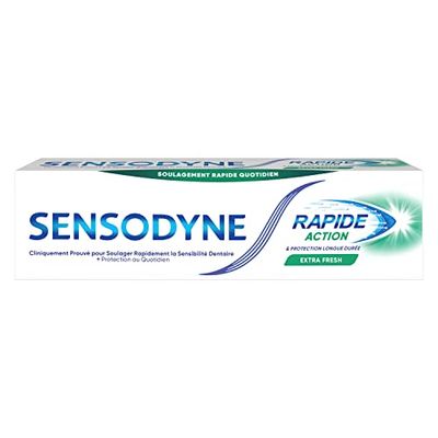 Sensodyne Dentifricio Rapida Action Extra Fresh, Limitando la Sensibilità Dentistico, 75 ml