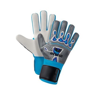 Erima Unisex – tonåringar Flex-Ray Protect 2.0 målvaktshandskar (7222402), grå/blå, 3