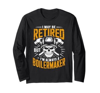 Boiler Maker Boilermaker Union Boilermaker in pensione Maglia a Manica