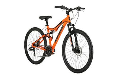 Barracuda Unisex Draco Ds Wheel 18 Inch Full Suspension Frame Mountain Bike, Orange, 27.5 Inch