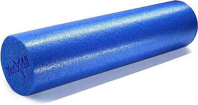 Yes4All Schuimroller - zachte dichtheidsroller voor rug, benen, work-outs, gym, pilates, fitness, yoga, blauw