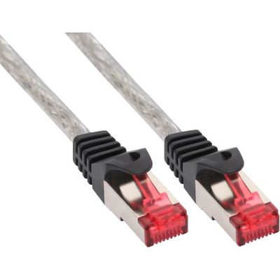 InLine 4043718157402 câble de réseau Transparent 50 m Cat6 S/FTP (S-STP)
