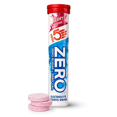High5 High5 Zero Bebida Isotónica De Hidratación Electrolítica Con Vitamina C - Arándanos - 20 Tablet Tubes 320 g